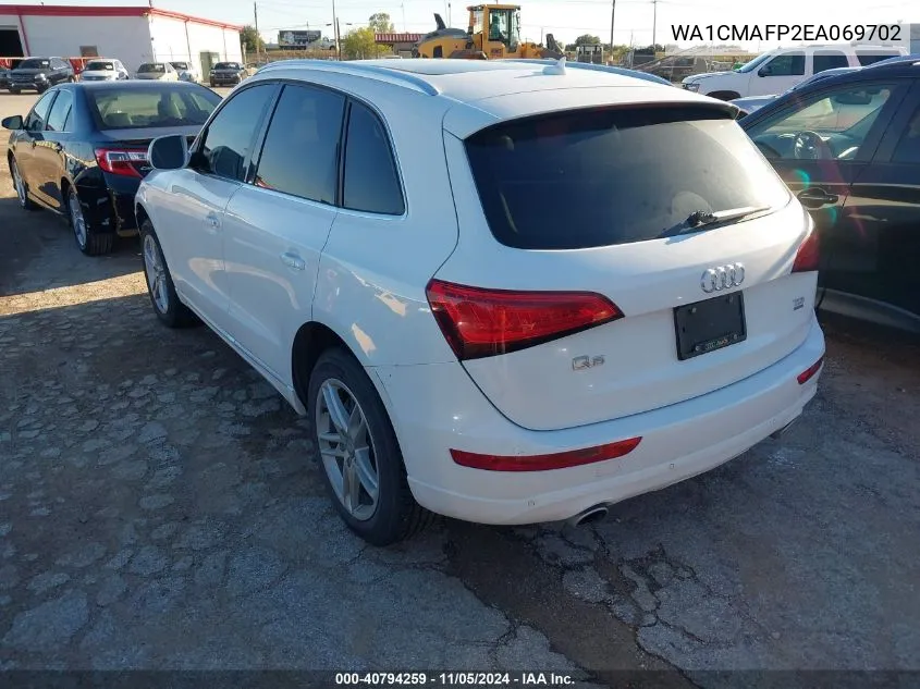 2014 Audi Q5 3.0 Tdi Premium Plus VIN: WA1CMAFP2EA069702 Lot: 40794259