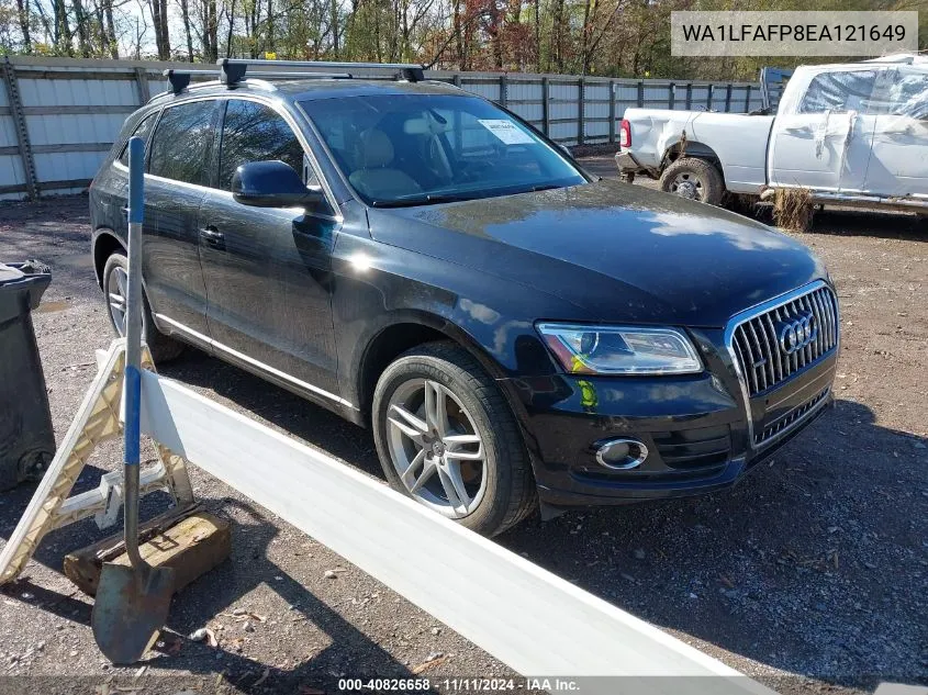 2014 Audi Q5 2.0T Premium VIN: WA1LFAFP8EA121649 Lot: 40826658