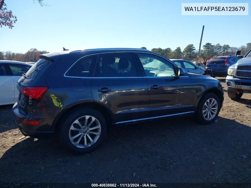 2014 Audi Q5 2.0T Premium VIN: WA1LFAFP5EA123679 Lot: 40838862