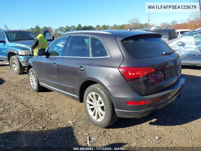 2014 Audi Q5 2.0T Premium VIN: WA1LFAFP5EA123679 Lot: 40838862