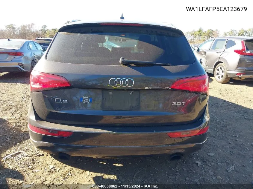 2014 Audi Q5 2.0T Premium VIN: WA1LFAFP5EA123679 Lot: 40838862