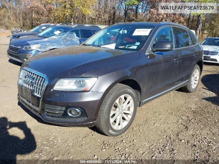 2014 Audi Q5 2.0T Premium VIN: WA1LFAFP5EA123679 Lot: 40838862