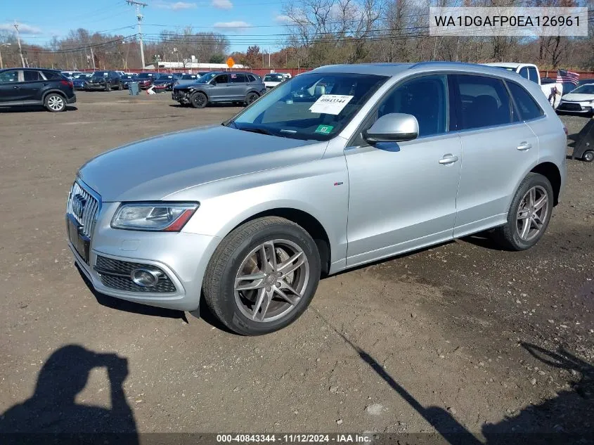 2014 Audi Q5 3.0T Premium Plus VIN: WA1DGAFP0EA126961 Lot: 40843344