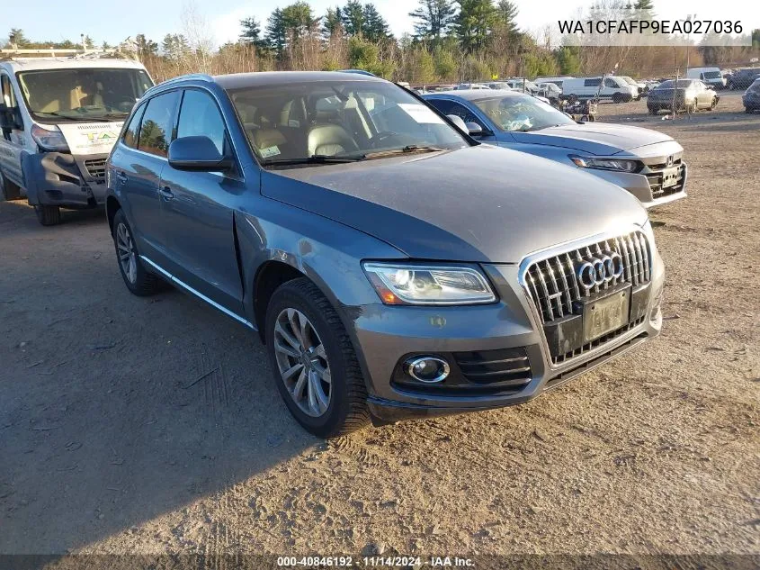 2014 Audi Q5 2.0T Premium VIN: WA1CFAFP9EA027036 Lot: 40846192