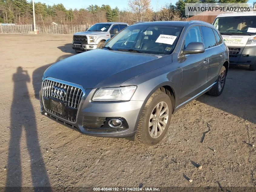 2014 Audi Q5 2.0T Premium VIN: WA1CFAFP9EA027036 Lot: 40846192