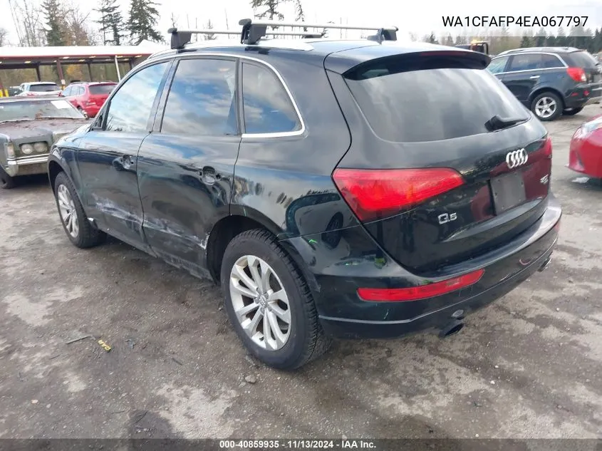 2014 Audi Q5 2.0T Premium VIN: WA1CFAFP4EA067797 Lot: 40859935