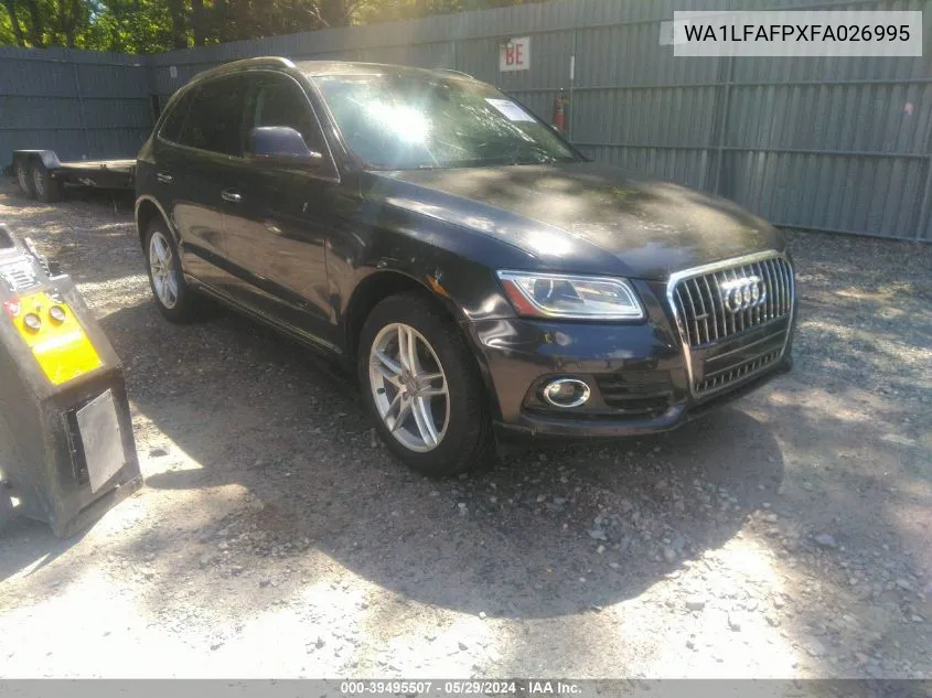 2015 Audi Q5 2.0T Premium VIN: WA1LFAFPXFA026995 Lot: 39495507