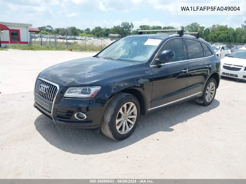 2015 Audi Q5 2.0T Premium VIN: WA1LFAFP5FA049004 Lot: 39599853