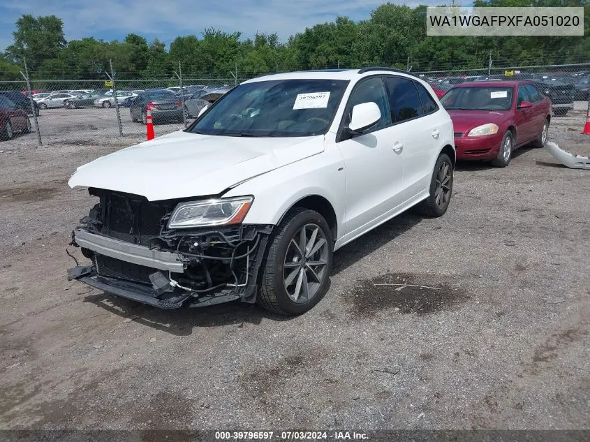 WA1WGAFPXFA051020 2015 Audi Q5 3.0T Premium Plus