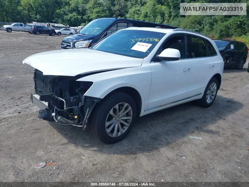 WA1LFAFP5FA033319 2015 Audi Q5 2.0T Premium