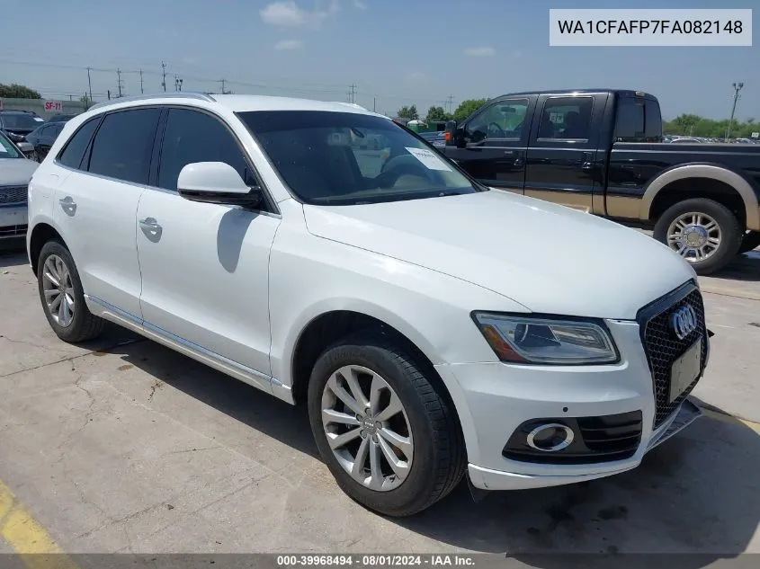 2015 Audi Q5 2.0T Premium VIN: WA1CFAFP7FA082148 Lot: 39968494