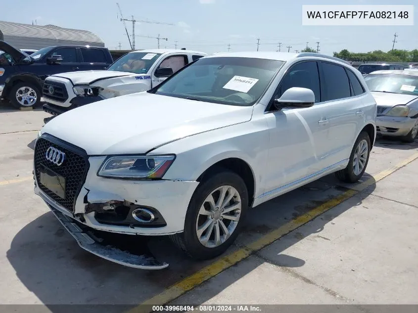 2015 Audi Q5 2.0T Premium VIN: WA1CFAFP7FA082148 Lot: 39968494