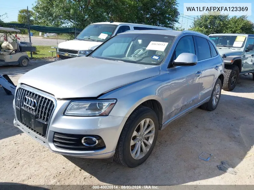 WA1LFAFPXFA123369 2015 Audi Q5 2.0T Premium