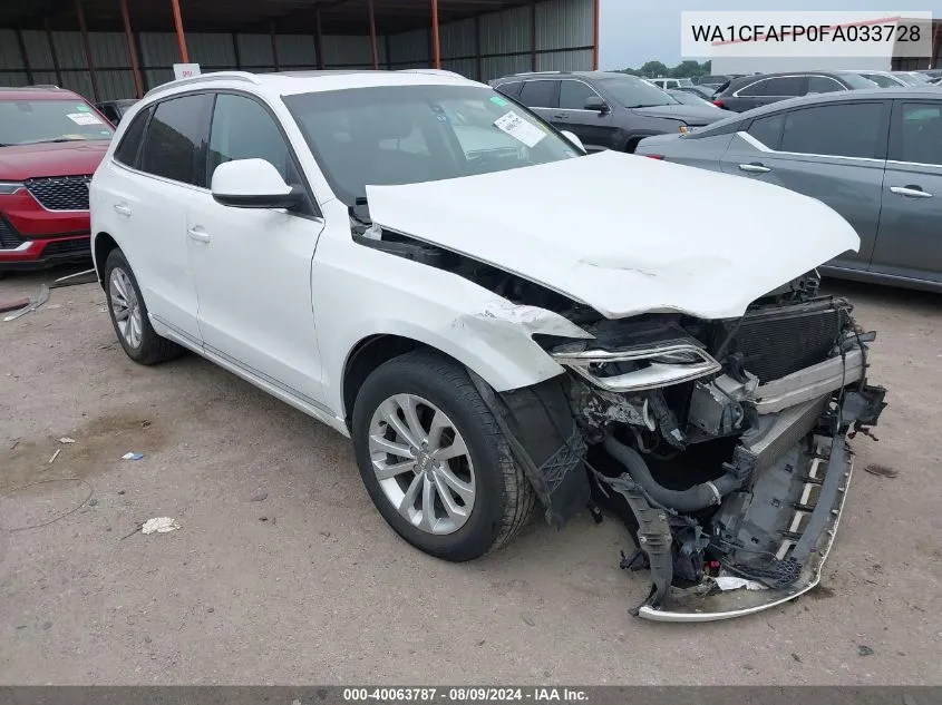 WA1CFAFP0FA033728 2015 Audi Q5 2.0T Premium