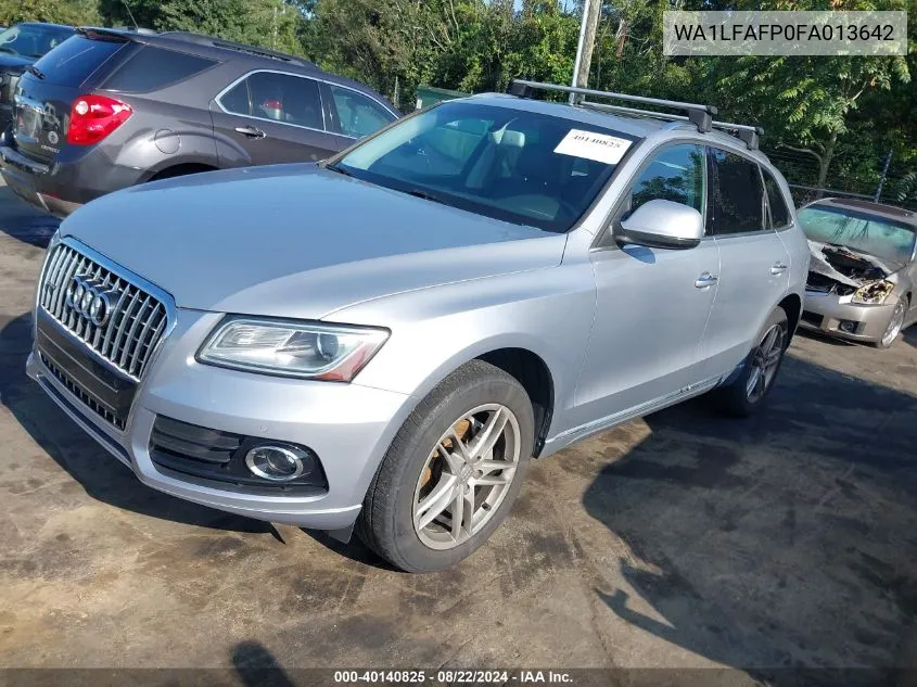 2015 Audi Q5 2.0T Premium VIN: WA1LFAFP0FA013642 Lot: 40140825