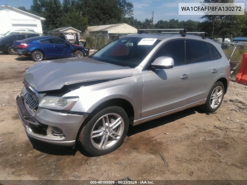 2015 Audi Q5 2.0T Premium VIN: WA1CFAFP8FA130272 Lot: 40195508