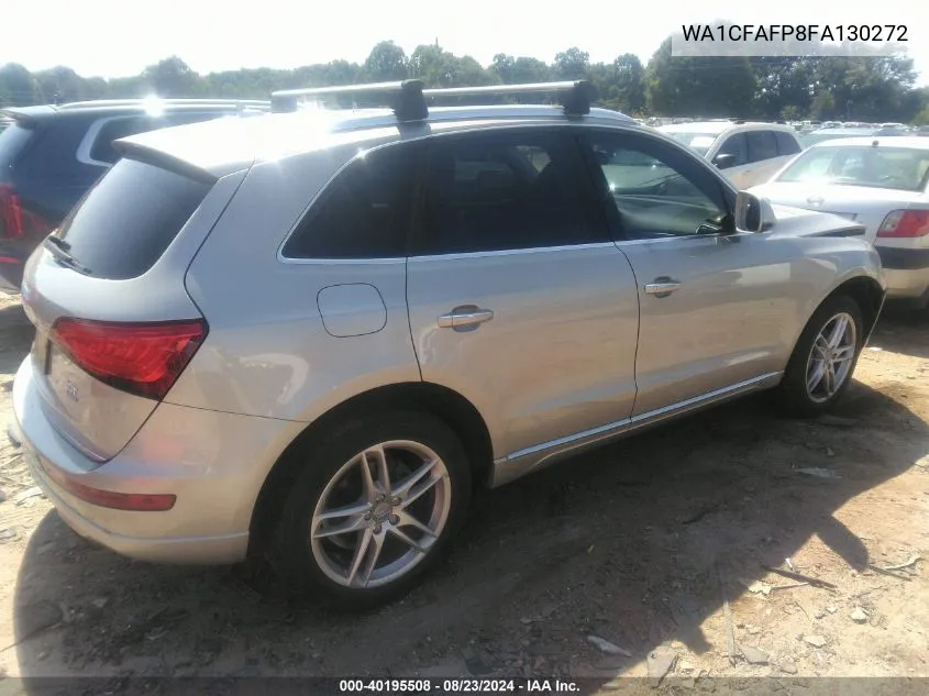 2015 Audi Q5 2.0T Premium VIN: WA1CFAFP8FA130272 Lot: 40195508