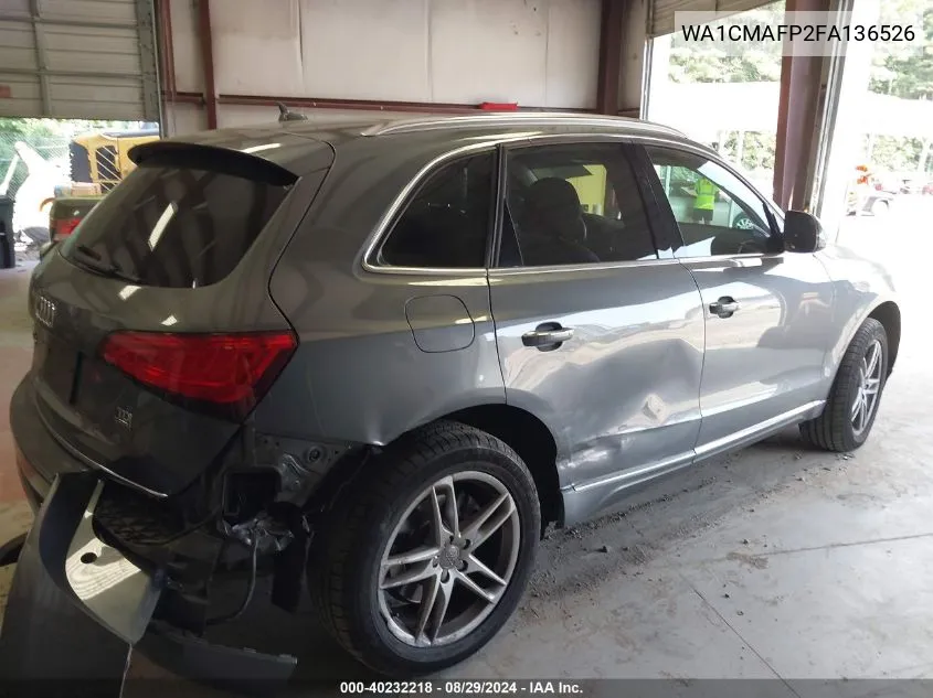 2015 Audi Q5 3.0 Tdi Premium Plus VIN: WA1CMAFP2FA136526 Lot: 40232218