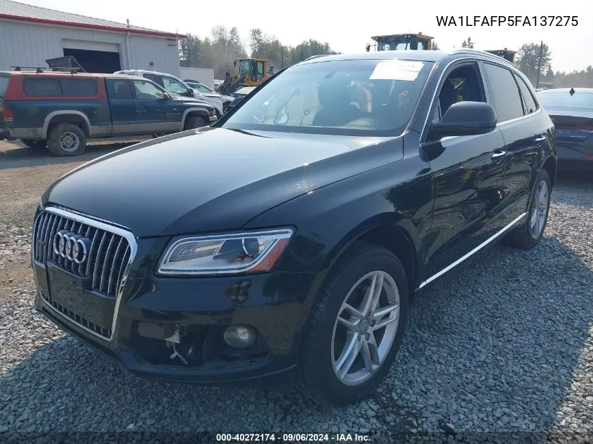 2015 Audi Q5 2.0T Premium VIN: WA1LFAFP5FA137275 Lot: 40272174