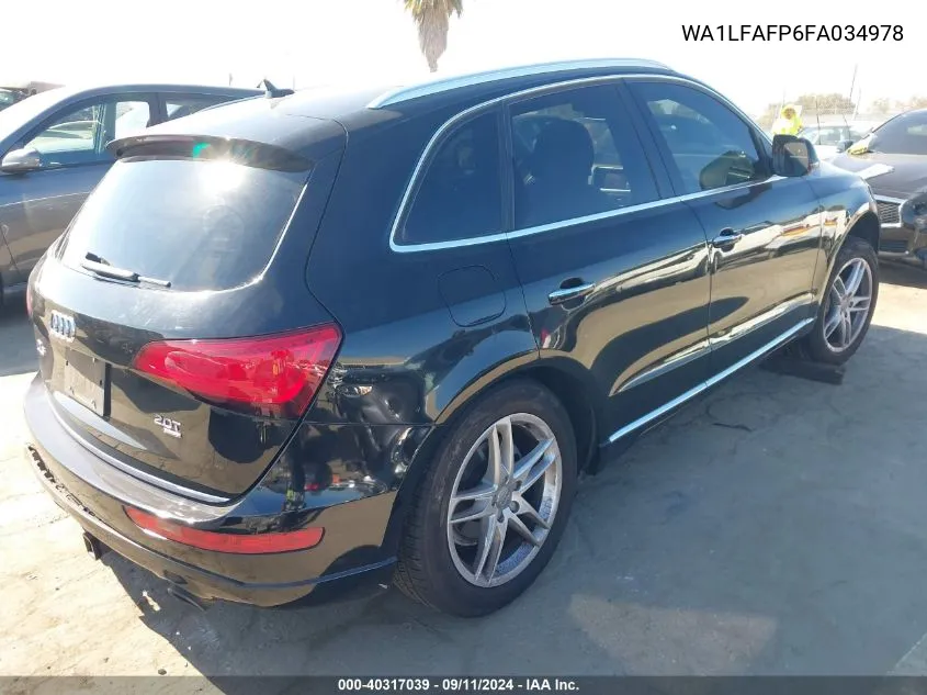 2015 Audi Q5 2.0T Premium VIN: WA1LFAFP6FA034978 Lot: 40317039