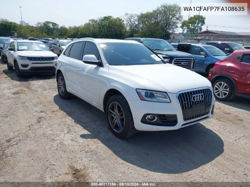 2015 Audi Q5 2.0T Premium VIN: WA1CFAFP7FA108635 Lot: 40317154