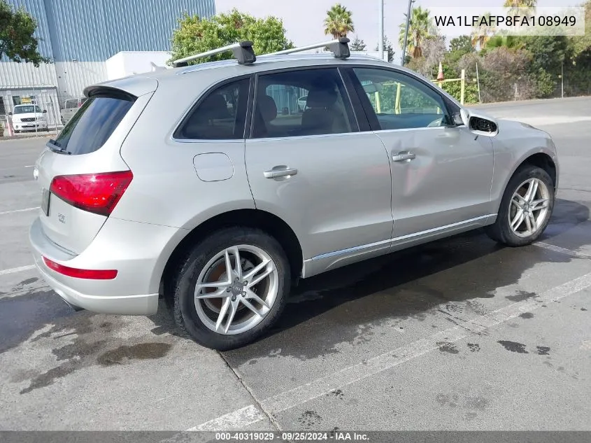 2015 Audi Q5 2.0T Premium VIN: WA1LFAFP8FA108949 Lot: 40319029