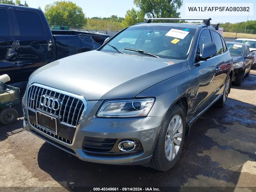 2015 Audi Q5 2.0T Premium VIN: WA1LFAFP5FA080382 Lot: 40349661