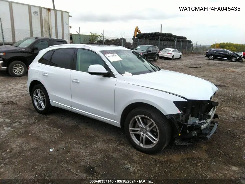 2015 Audi Q5 3.0 Tdi Premium Plus VIN: WA1CMAFP4FA045435 Lot: 40357140