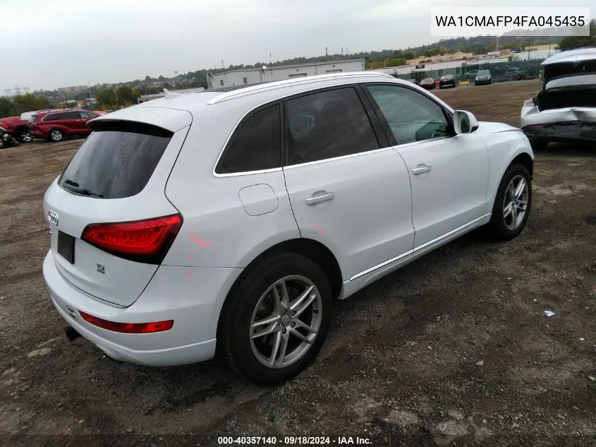 2015 Audi Q5 3.0 Tdi Premium Plus VIN: WA1CMAFP4FA045435 Lot: 40357140