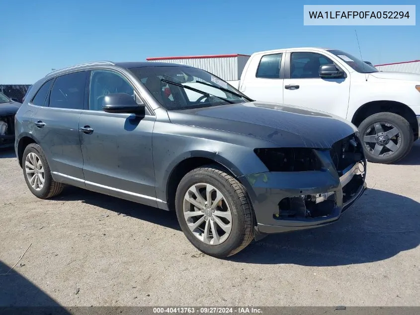 2015 Audi Q5 2.0T Premium VIN: WA1LFAFP0FA052294 Lot: 40413763