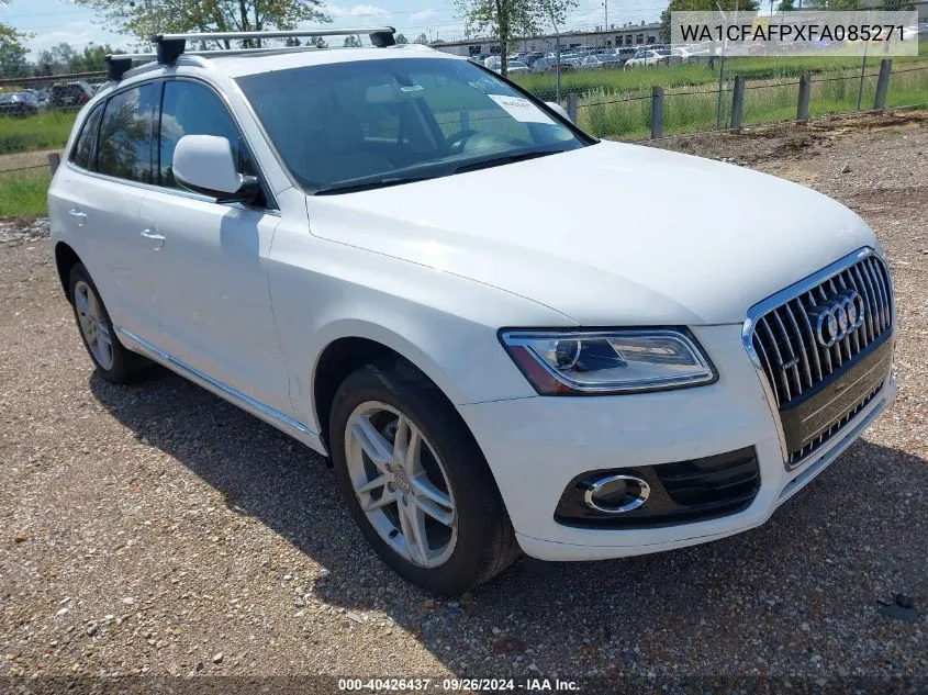 2015 Audi Q5 2.0T Premium VIN: WA1CFAFPXFA085271 Lot: 40426437