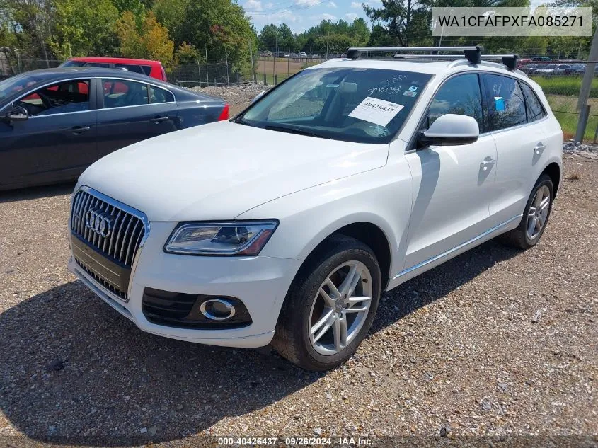 2015 Audi Q5 2.0T Premium VIN: WA1CFAFPXFA085271 Lot: 40426437