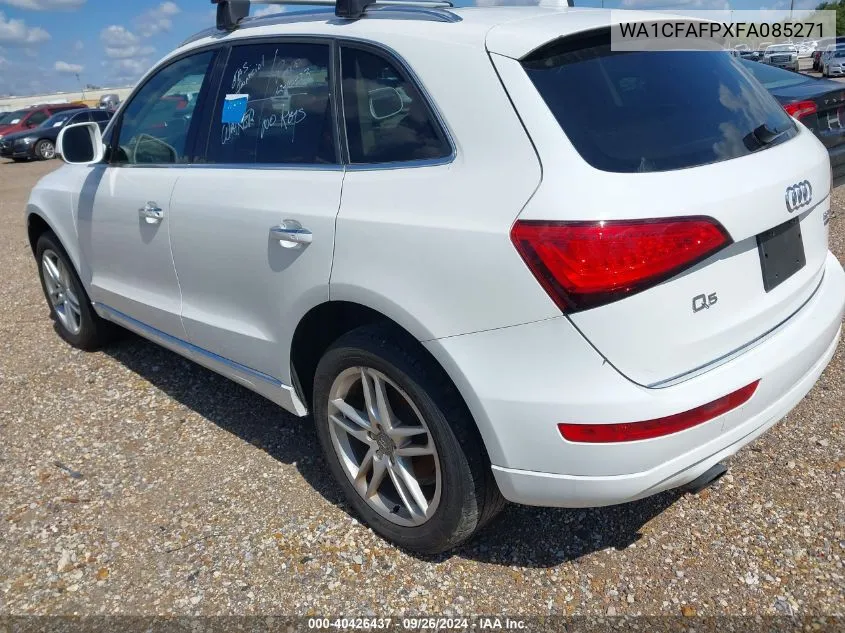 2015 Audi Q5 2.0T Premium VIN: WA1CFAFPXFA085271 Lot: 40426437