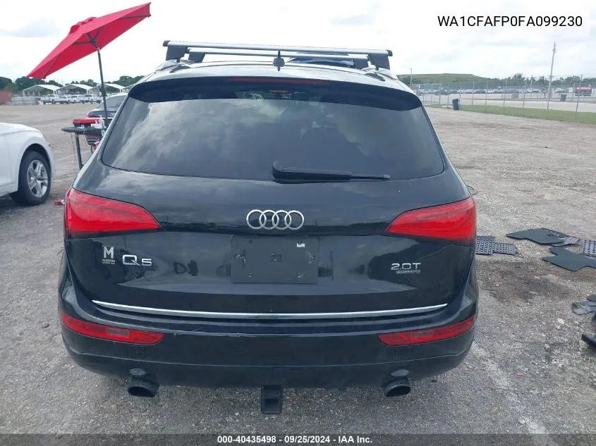 2015 Audi Q5 2.0T Premium VIN: WA1CFAFP0FA099230 Lot: 40435498