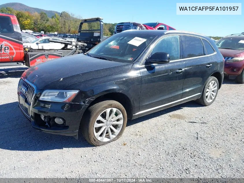 2015 Audi Q5 2.0T Premium VIN: WA1CFAFP5FA101957 Lot: 40441057