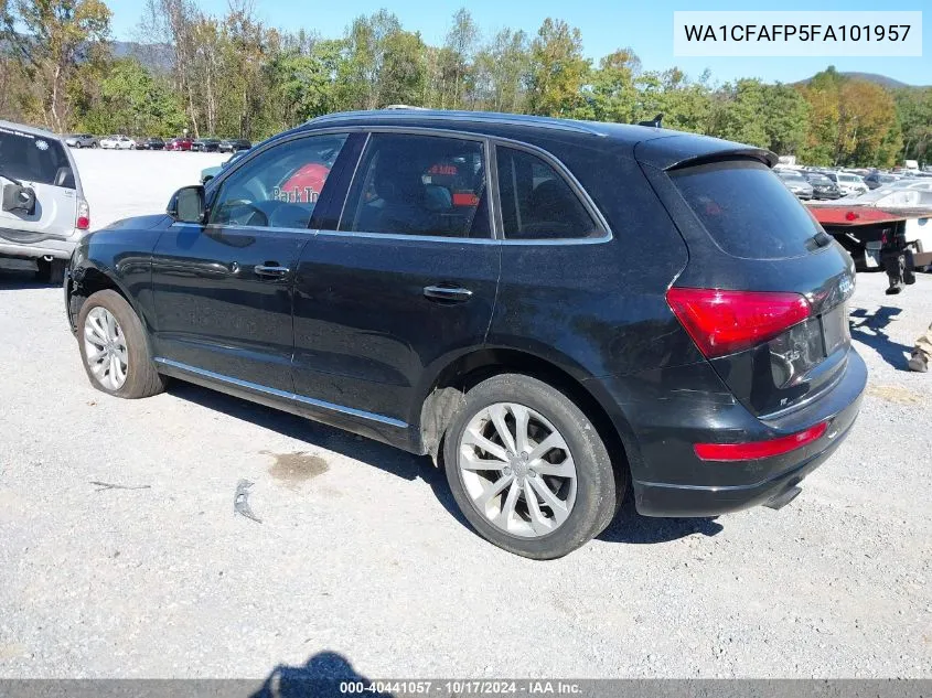 2015 Audi Q5 2.0T Premium VIN: WA1CFAFP5FA101957 Lot: 40441057