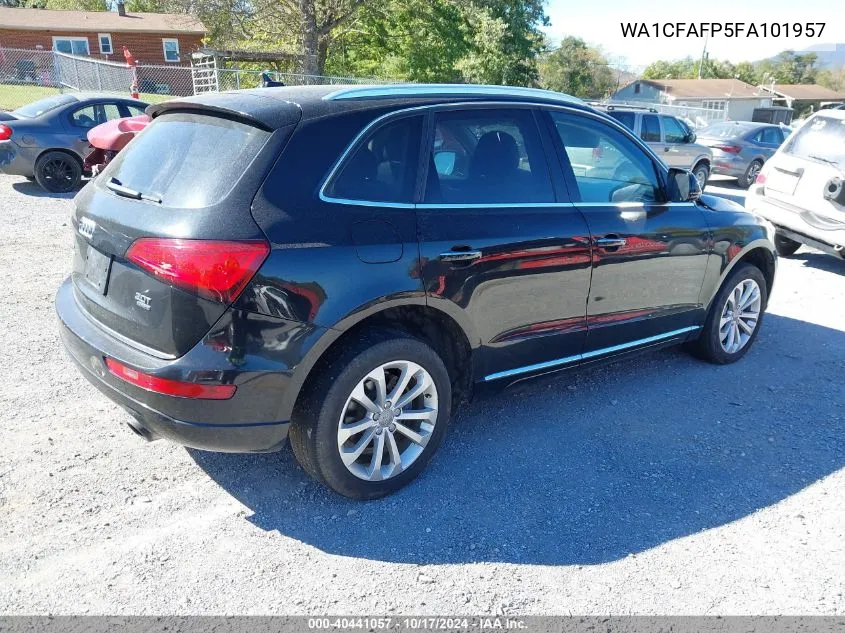 2015 Audi Q5 2.0T Premium VIN: WA1CFAFP5FA101957 Lot: 40441057