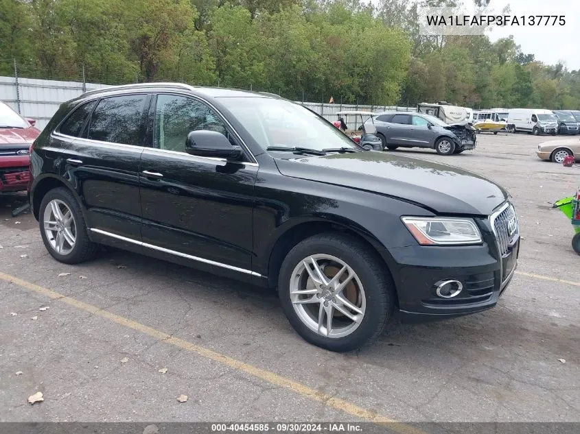 2015 Audi Q5 Premium Plus VIN: WA1LFAFP3FA137775 Lot: 40454585