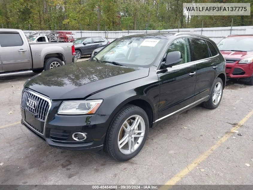 2015 Audi Q5 Premium Plus VIN: WA1LFAFP3FA137775 Lot: 40454585