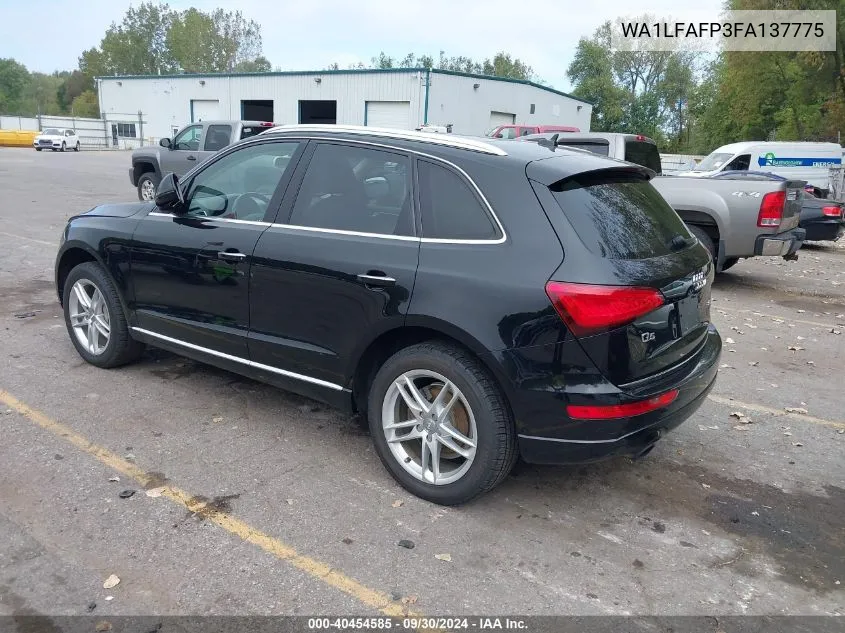 2015 Audi Q5 Premium Plus VIN: WA1LFAFP3FA137775 Lot: 40454585