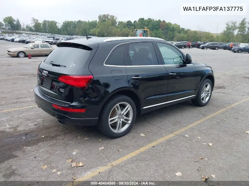 2015 Audi Q5 Premium Plus VIN: WA1LFAFP3FA137775 Lot: 40454585