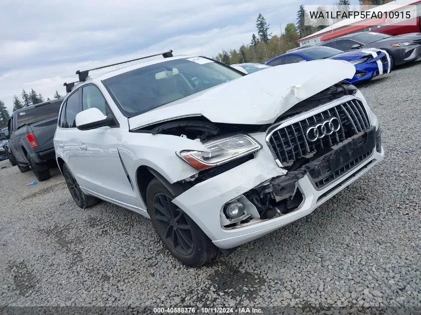 2015 Audi Q5 2.0T Premium VIN: WA1LFAFP5FA010915 Lot: 40588376