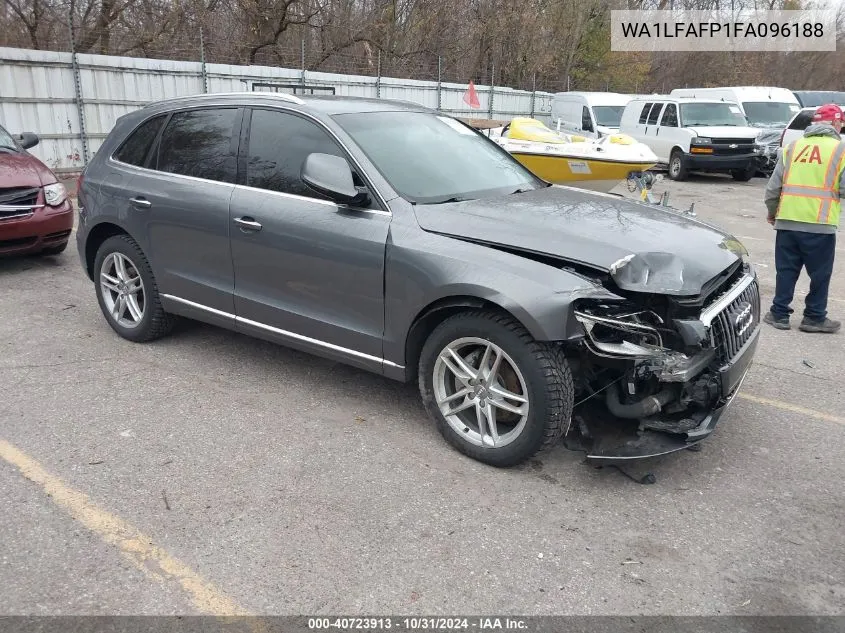 2015 Audi Q5 2.0T Premium VIN: WA1LFAFP1FA096188 Lot: 40723913