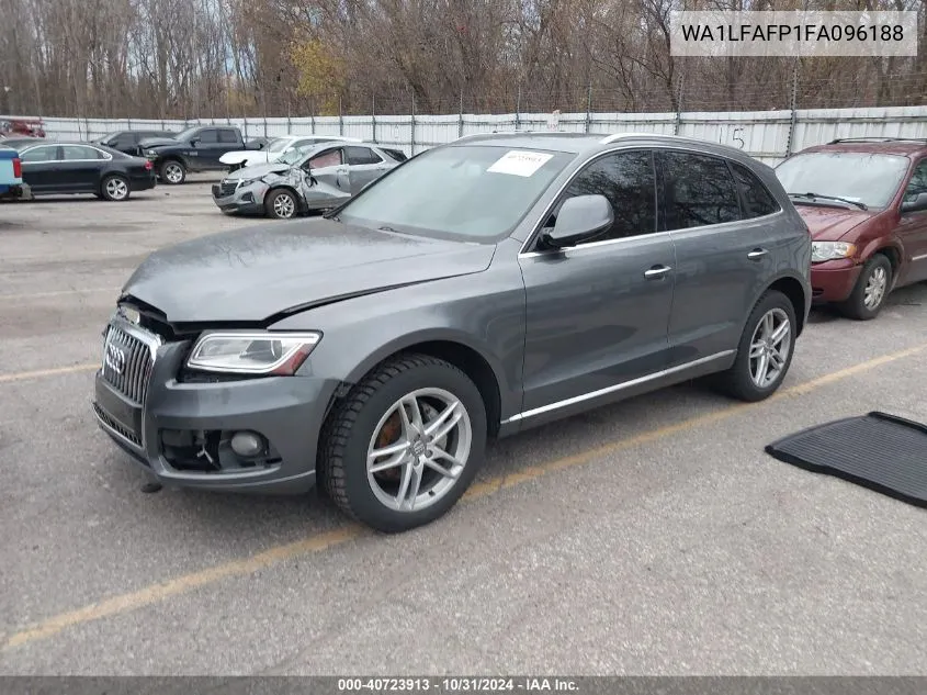 2015 Audi Q5 2.0T Premium VIN: WA1LFAFP1FA096188 Lot: 40723913