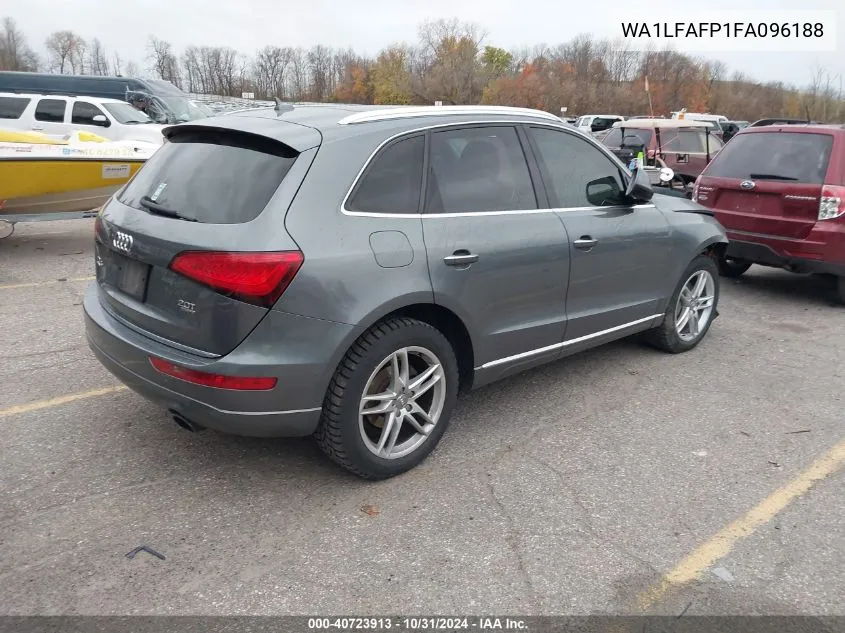 2015 Audi Q5 2.0T Premium VIN: WA1LFAFP1FA096188 Lot: 40723913