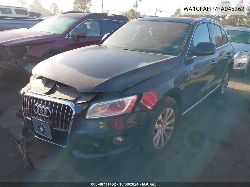 2015 Audi Q5 2.0T Premium VIN: WA1CFAFP7FA045262 Lot: 40731462