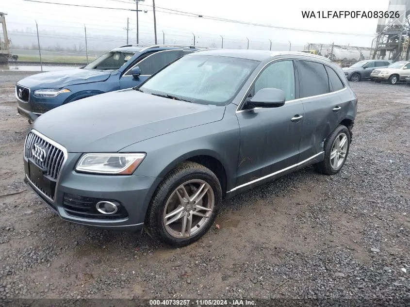 2015 Audi Q5 2.0T Premium VIN: WA1LFAFP0FA083626 Lot: 40739257