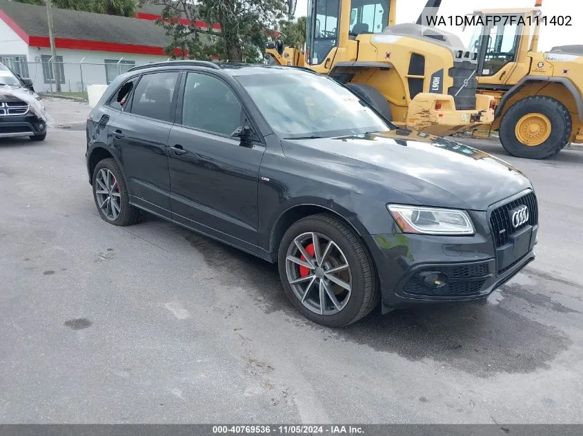 2015 Audi Q5 3.0 Tdi Premium Plus VIN: WA1DMAFP7FA111402 Lot: 40769536