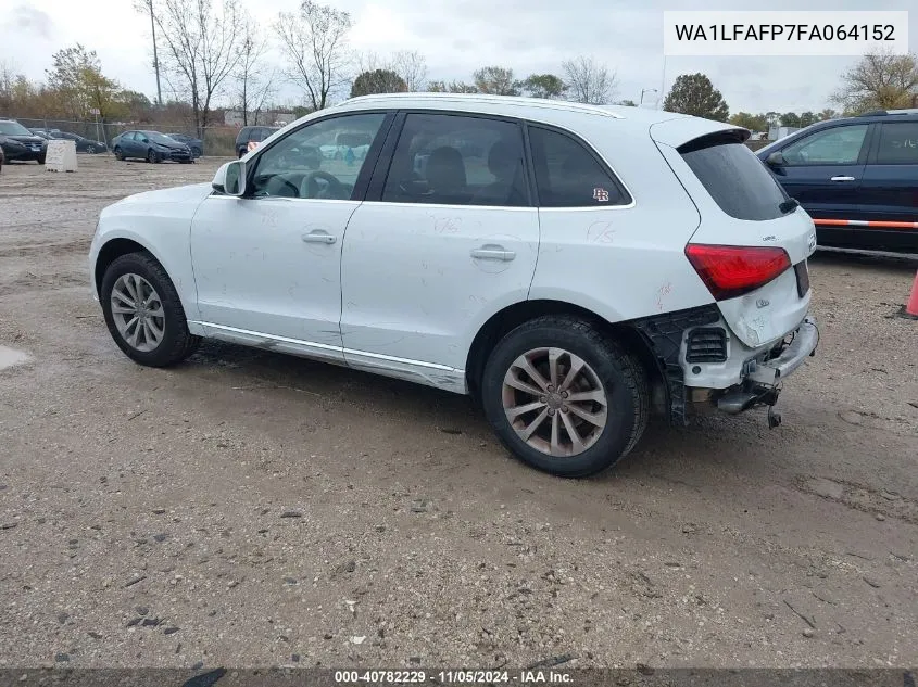 2015 Audi Q5 2.0T Premium VIN: WA1LFAFP7FA064152 Lot: 40782229