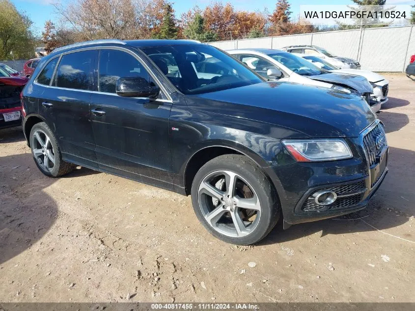 2015 Audi Q5 3.0T Premium Plus VIN: WA1DGAFP6FA110524 Lot: 40817455